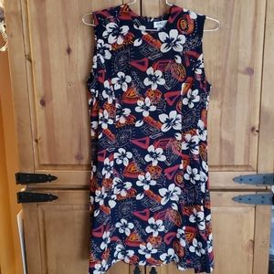 Amanda Smith Silk Hawaiian Print Dress